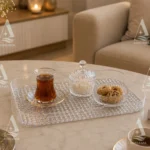 سینی اکرولیک پذیرایی شفاف