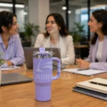 تراول ماگ طرح استنلی دسته بغل