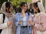 تراول ماگ گلدار دسته بالا