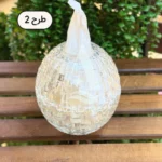 جا دستمال کاغذی شیشه‌ای گرد