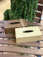 جا دستمال کاغذی چوبی