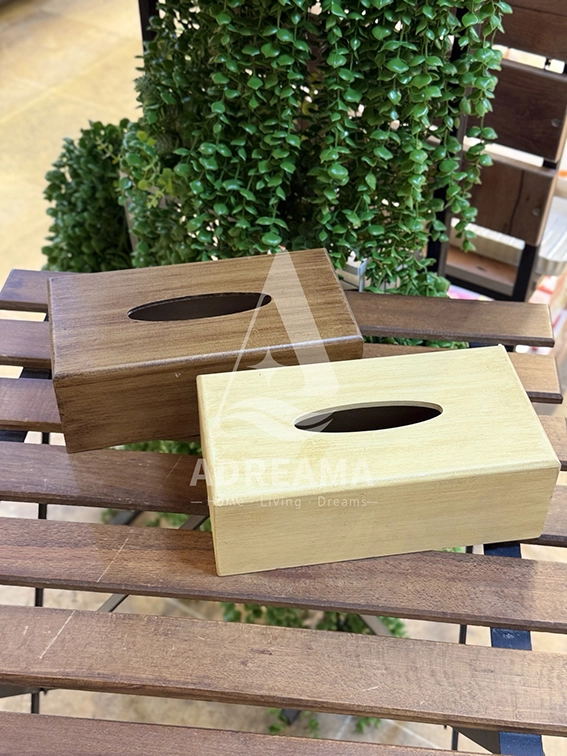 جا دستمال کاغذی چوبی