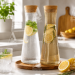 بطری شیشه‌ای درب چوب‌پنبه‌ای