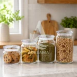 شیشه با در واشردار