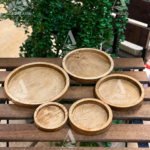 ظرف سرو چوبی ۵ تکه