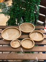 ظرف سرو چوبی ۵ تکه