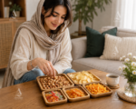 ظرف سرو چوبی ۵ تکه