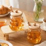 عسل‌خوری شیشه‌ای حبابی