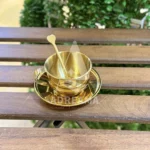 فنجان و نعلبکی استیل