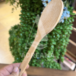 قاشق چوبی بزرگ دسته بلند