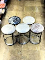پاف گرد پایه فلزی