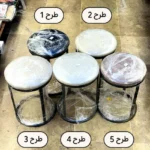 پاف گرد پایه فلزی