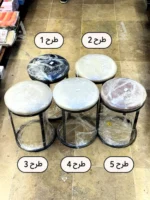 پاف گرد پایه فلزی