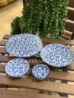 پیش‌دستی گل آبی دنی هوم