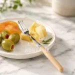چنگال مزه‌خوری دسته بامبو