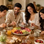 چنگال مزه‌خوری دسته بامبو