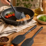 کفگیر تخت سیلیکونی نسوز شنگیا