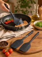 کفگیر تخت سیلیکونی نسوز شنگیا