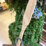 کفگیر پارویی تخت بلند چوبی