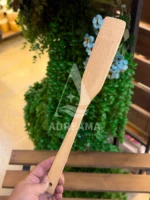 کفگیر پارویی تخت بلند چوبی