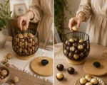کندی فلزی درب چوبی