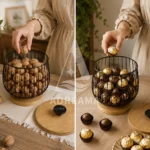 کندی فلزی درب چوبی