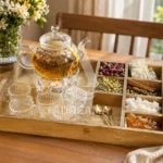 سینی سرو چوبی چندبخشی