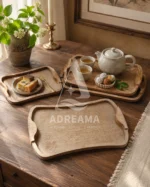 سینی چوبی ست ۳ سایز
