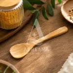 قاشق ادویه چوبی تخت