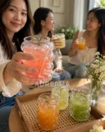 لیوان حباب شیشه‌ای