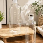 بطری آب شیشه‌ای واشردار
