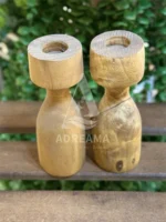 جا شمعی چوبی