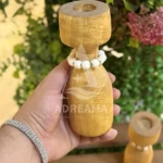 جا شمعی چوبی
