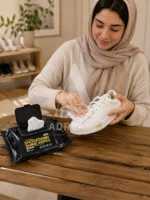 دستمال مرطوب پاک‌کننده کفش