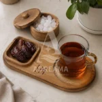 زیر لیوانی چوبی