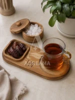 زیر لیوانی چوبی