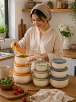 ظرف غذای سه تکه