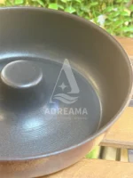 قالب کیک تفلون گرد کف صاف