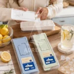 قالب یخ استوانه‌ای درب‌دار