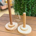 جا دستمال رول چوبی رابر وود
