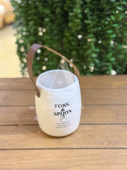 جا قاشق چنگال دسته چرمی