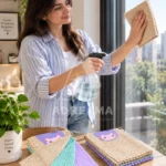 دستمال شیشه پاک کن