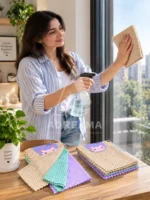 دستمال شیشه پاک کن