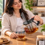 قوری پیرکس صافی دار