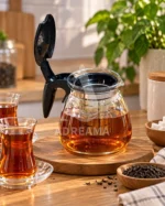 قوری چای ساز شیشه‌ای