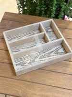 نظم‌دهنده قاشق و چنگال چوبی
