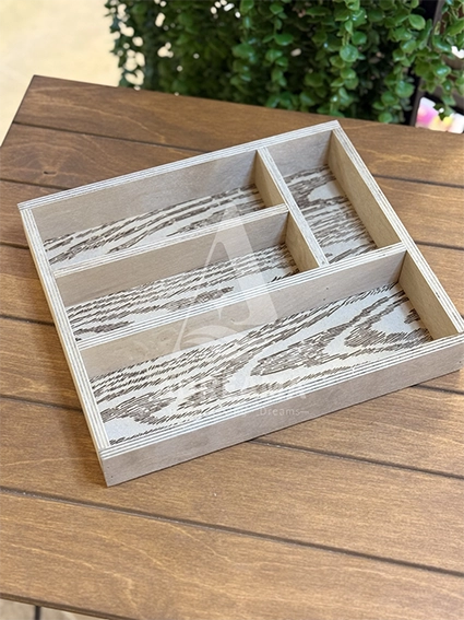 نظم‌دهنده قاشق و چنگال چوبی