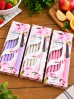کارد میوه خوری ۶ عددی دسته پلاستیکی