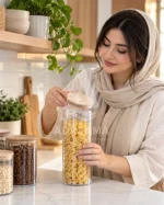 بانکه اکرولیک درب چوبی