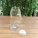 بانکه شیشه‌ای درب چوبی